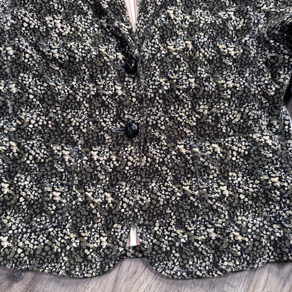 GAP Women's Black and White Textured Blazer - Picture 2 of 10